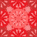 Abstract seamless pattern. Textured red lacy background Royalty Free Stock Photo