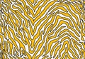 Abstract seamless pattern. Tiger stripes trendy texture, irregular shapes. Modern animalistic print for fabric. Vector