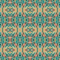 Abstract seamless pattern with trendy colors.