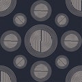 Abstract seamless pattern. Trendy retro and vintage style background. Minimal geometric line luxury design. Art deco vector