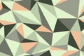 Abstract seamless pattern with triangles. Geometric crystal background. Polygonal vector illustration. Trendy print