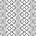 Abstract seamless pattern of of triangles with ovals inside. Modern stylish texture. Repeating geometric tiles. Royalty Free Stock Photo