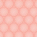 Abstract seamless pattern. Vector background in pink and white colors.