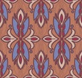 Abstract seamless pattern in victorian style Royalty Free Stock Photo