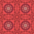 Abstract Seamless Pattern. Vintage Ornament Pattern. Islamic, Ar Royalty Free Stock Photo