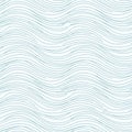 Abstract seamless pattern with wavy lines on a white background Royalty Free Stock Photo