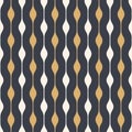 Abstract seamless pattern with wavy stripes