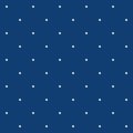 Abstract seamless pattern with white dot on a dark blue background. Orderly arrangement of geometric shapes. Vector illustration. Royalty Free Stock Photo