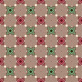 Abstract seamless patternAbstract seamless pattern. Regularly repeating geometric ornament of rhombuses and rectangular lines.