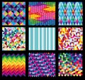 Abstract seamless patterns