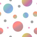 Abstract seamless polka dot cute pattern Royalty Free Stock Photo