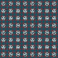 Abstract seamless polygon pattern background