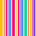 Abstract seamless rainbow color stripes. line background Royalty Free Stock Photo