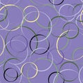 Abstract seamless repeating pattern of colored circles Royalty Free Stock Photo