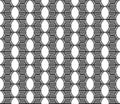 Black and white simple  geometric seamless pattern, Royalty Free Stock Photo