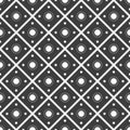 Abstract seamless rhombuses pattern. Repeating rhombuses tiles with dots and circles