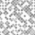 Abstract seamless rounded square pattern - vector tiled mosaic background Royalty Free Stock Photo