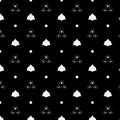 Abstract seamless simple pattern style surrealism avant-garde. pattern black and white