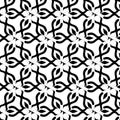 Abstract seamless simple pattern style surrealism avant-garde. pattern black and white Royalty Free Stock Photo
