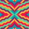 Abstract Seamless Stripped Pattern for Textile Design