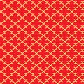 Abstract seamless stylish texture pattern. repeating geomatric vector illustration in red and yellow and red background Royalty Free Stock Photo
