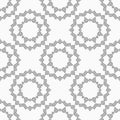 Abstract seamless stylized suns pattern. Ethnic geometrical ornament. Vector monochrome background