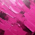 Textured Acrylic Abstract Painting With Bold Pink Strokes