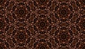 Abstract seamless texture from photo of coffee beans Royalty Free Stock Photo