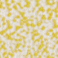 Abstract seamless texture waves relief volume bump freshness spring floral yellow with white trend color 2021