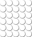 Abstract Seamless Thin Curvey Pattern Repeated Design On White Background Royalty Free Stock Photo