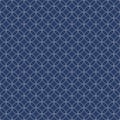 Abstract seamless tile pattern with circles in outlines on a blue background Royalty Free Stock Photo