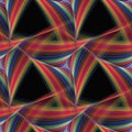 Abstract seamless triangular fantasy pattern