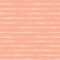 Abstract seamless vector background pink coral orange. Orange and pink hues hand drawn lines in rows on peach background. Peachy