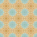 Abstract seamless vector isolated geometric pattern. Trendy art style. Oriental fractal ornament for decoration of backgrounds,