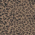 Abstract seamless vector pattern of leopard skin. Abstract print from the skin of wild animals. For print, web, home Royalty Free Stock Photo