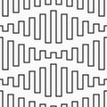 Abstract seamless vector pattern. Zigzag lines Royalty Free Stock Photo
