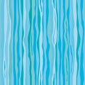 Waterfall abstract seamless wallpaper with blue stripes