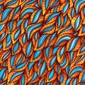 Abstract seamless wave pattern