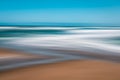 Abstract seascape background. Sandy beach and clear blue sky. Royalty Free Stock Photo