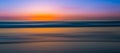 Abstract seascape sunset panorama Royalty Free Stock Photo