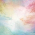 Abstract Serene Landscape in Soft Art Style