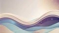 Abstract serene waves with subtle hues and elegant lines, a design for modern presentations or digital projects. Generative AI Royalty Free Stock Photo