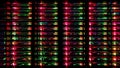 Abstract Server Rack Lights Blinking In Data Center (ai generated) Royalty Free Stock Photo