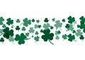 Abstract shamrock leaves background vector Royalty Free Stock Photo