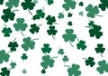 Abstract shamrock leaves background vector Royalty Free Stock Photo