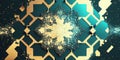 Abstract Shape Background Repeating Patterns Generative AI Royalty Free Stock Photo