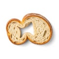 Abstract Shape Formed By A Slice Of Sourdough Bread image photo Royalty Free Stock Photo