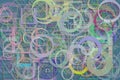 Abstract shape generative design art background. Pattern, color, drawing, paper & illustration. Royalty Free Stock Photo