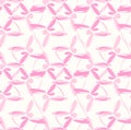 Abstract shape pink seamless vector pattern on a light background Royalty Free Stock Photo