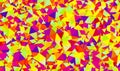 Abstract shaped theme background. Colorful cardboard placed on background. Vibrant confetti for party themes